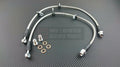 P2M Stainless Braided Front Brake Lines - Honda S2000 AP2 (2006-2009)