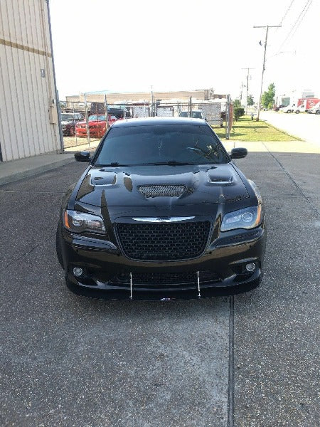 APR Performance Carbon Fiber Wind Splitter w/ Rods - Chrysler 300c SRT8 (2011-2016)