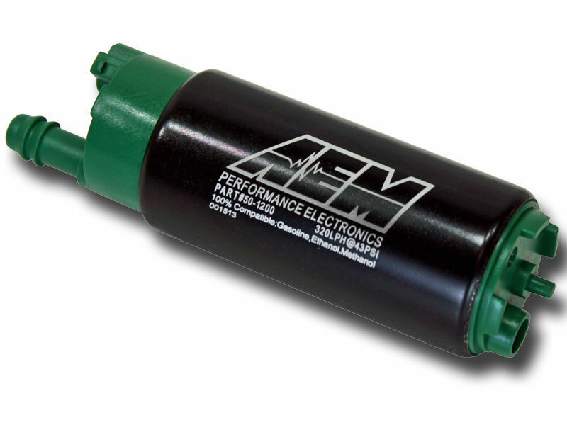 AEM Performance 320LPH E85 High Flow In Tank Fuel Pump Kit 65mm Offset w/ Hooks