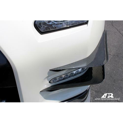APR Performance Carbon Fiber Front Bumper Canards Set of 4 - Nissan Skyline R35 GT-R (2012-2016)