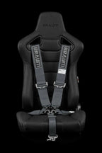 Braum Racing 5 Point 3" Inch SFI Certified 16.1 Racing Harness - Gun Metal