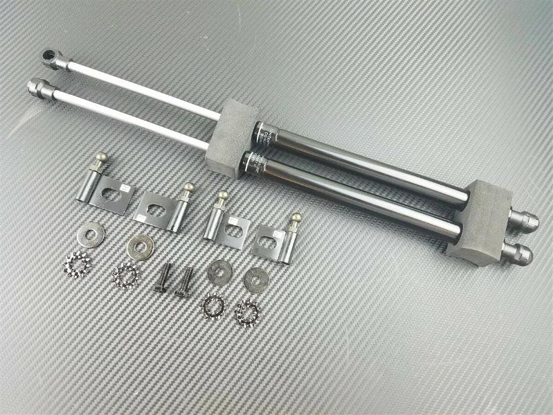 Phase 2 Motortrend (P2M) Black Series Engine Hood Bonnet Dampers Set - Mitsubishi Lancer Evolution EVO 9