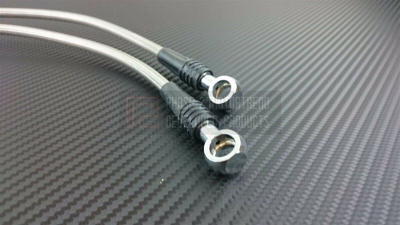 P2M Braided Rear Brake Lines Mitsubishi Evo X - P2-EVOXRR