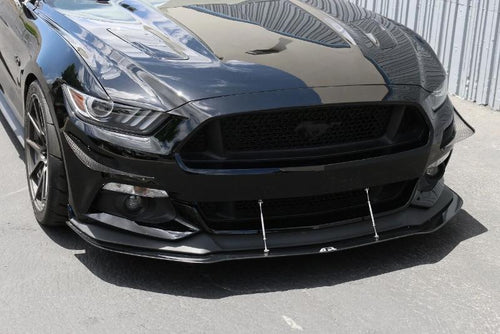 APR Performance Carbon Front Wind Splitter w/ Rods - Ford Mustang w/ Performance Package (2015-2017)