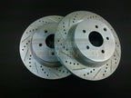 P2M Drilled & Slotted Rear Brake Rotors for Brembo - Nissan 350Z (2003-2008) - P2-Z33TRBKR