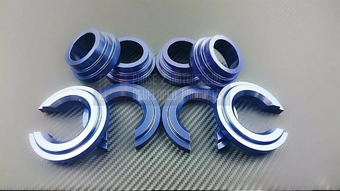 Phase 2 Motortrend (P2M) Aluminum Subframe Collar Bushings Spacer Kit - Nissan 240sx S13 S14 (1989-1998)