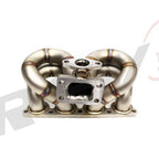 Rev9 Power HP Ram Horn Equal Length T3 Turbo Manifold Header - Honda Civic CRX D15 D16