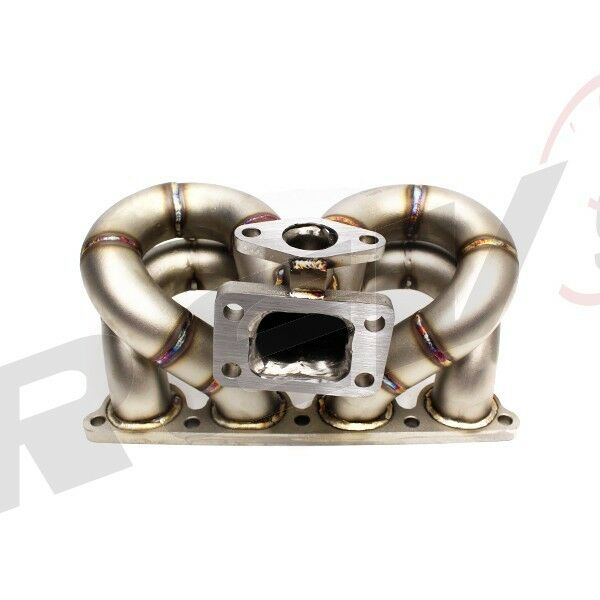 Rev9 Power HP Ram Horn Equal Length T3 Turbo Manifold Header - Honda Civic CRX D15 D16