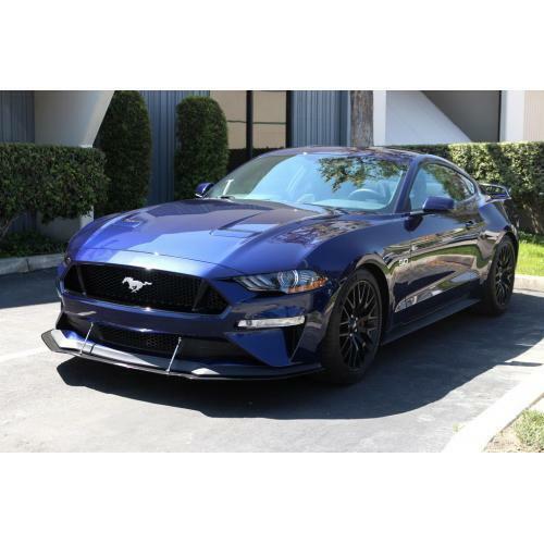 APR Performance Carbon Front Wind Splitter w/ Rods - Ford Mustang w/ Performance Package (2018-2019)