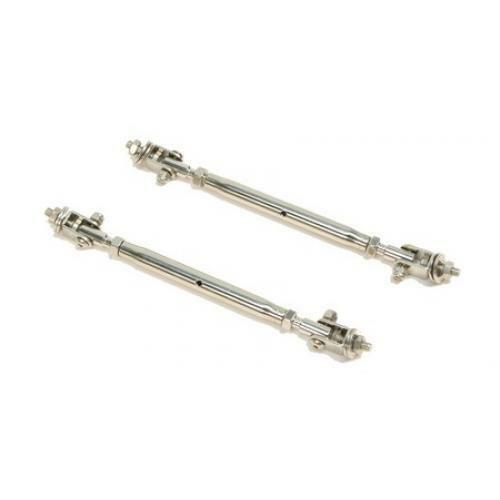 APR Stainless Steel 10mm Universal Wind Splitter Support Rods Pair - 6.125"-8.75"