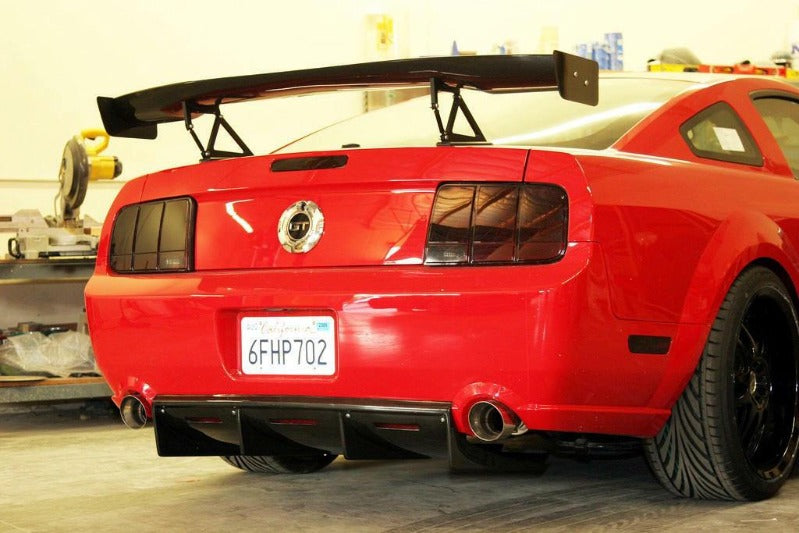 APR Performance Carbon Fiber GTC-200 Adjustable Rear Wing Spoiler - Ford Mustang S197 (2005-2009)