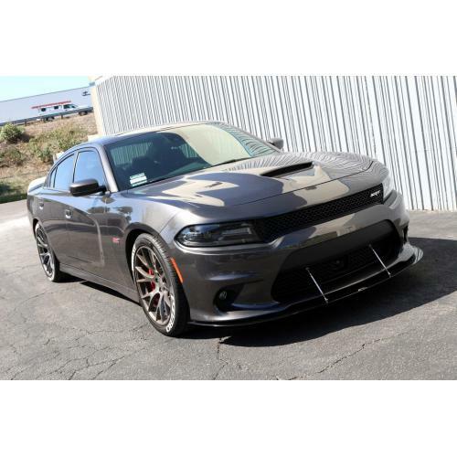 APR Performance Carbon Fiber Wind Splitter w/ Rods -Dodge Charger SRT-8 Scat Pack / Hell Cat (2015+)
