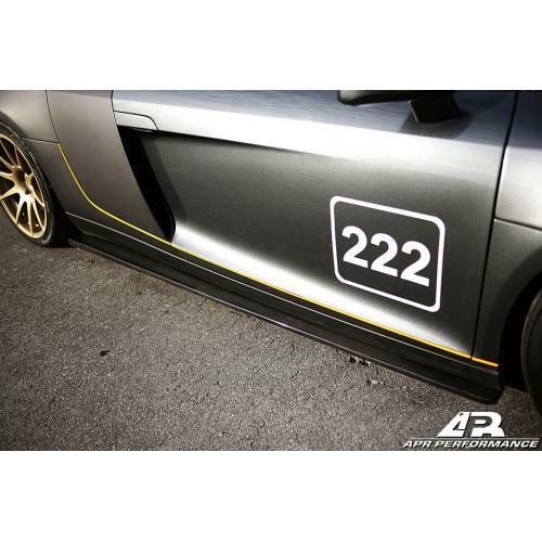 APR Performance Carbon Fiber Side Rocker Extensions Skirts Set - Audi R8 (2006-2014)