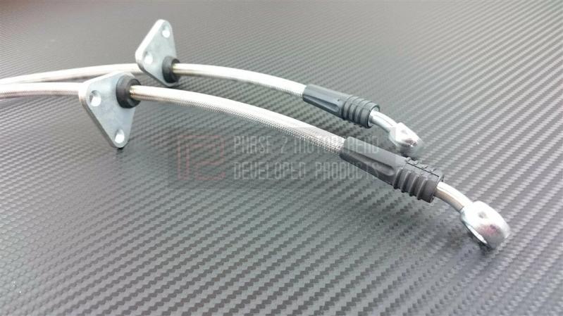P2M Braided Rear Brake Lines - Honda S2000 (2000-2005) - P2-S2KAP1RR