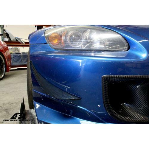 APR Performance Carbon Fiber Front Bumper Canards - Honda S2000 S2K AP2 (2004-2009)