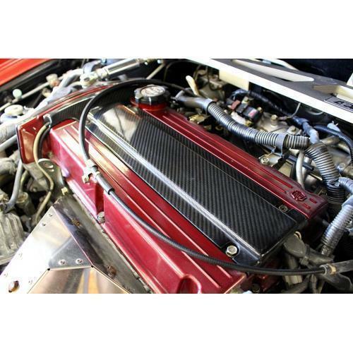 APR Performance Carbon Fiber Spark Plug Cover Plate Mitsubishi Lancer Evo 8 9