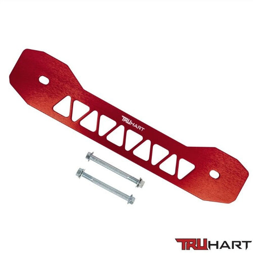 TruHart Rear Subframe Brace Kit - Red -  Honda Civic & Si (2006-2015)