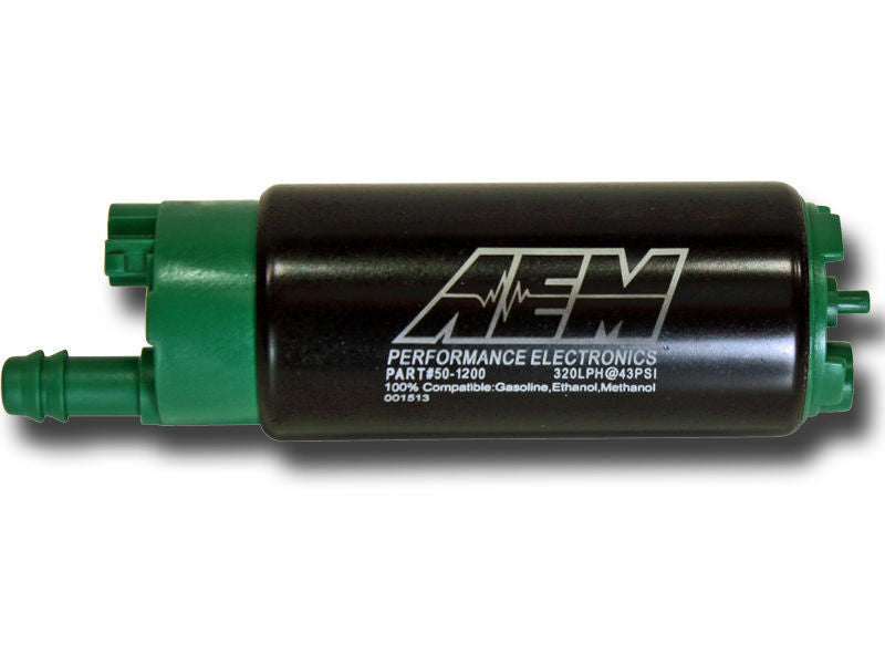 AEM Performance 320LPH E85 High Flow In Tank Fuel Pump Kit 65mm Offset w/ Hooks