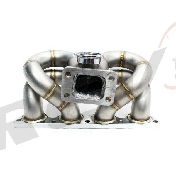 REV9 HP Ram Horn Equal Length VTEC T3 Turbo Manifold - Honda Civic & CRX / Acura Integra B16 B18