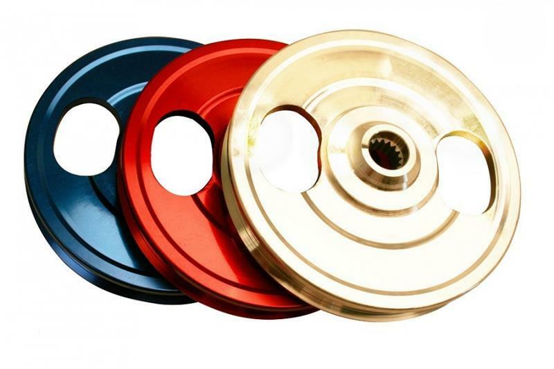 Megan Racing Lightweight Crank Pulley RED - Mitsubishi Lancer EVO 8 9 VIII IX USDM 4G63