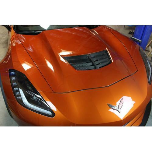 APR Performance Carbon Fiber Cooling Hood Air Vent - Chevrolet Corvette C7 Z06 (2015-2019)