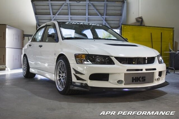 APR Performance Carbon Fiber Front Bumper Canards Set - Mitsubishi Lancer Evolution 9 (2006-2007)