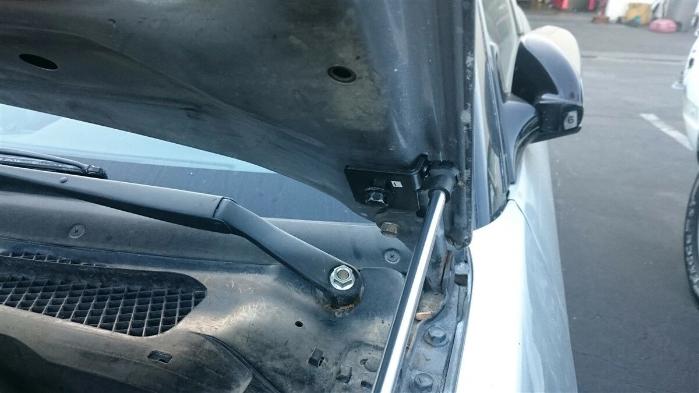 Phase 2 Motortrend (P2M) Black Series Engine Hood Bonnet Dampers Set - Nissan 240sx S13 (1989-1994)