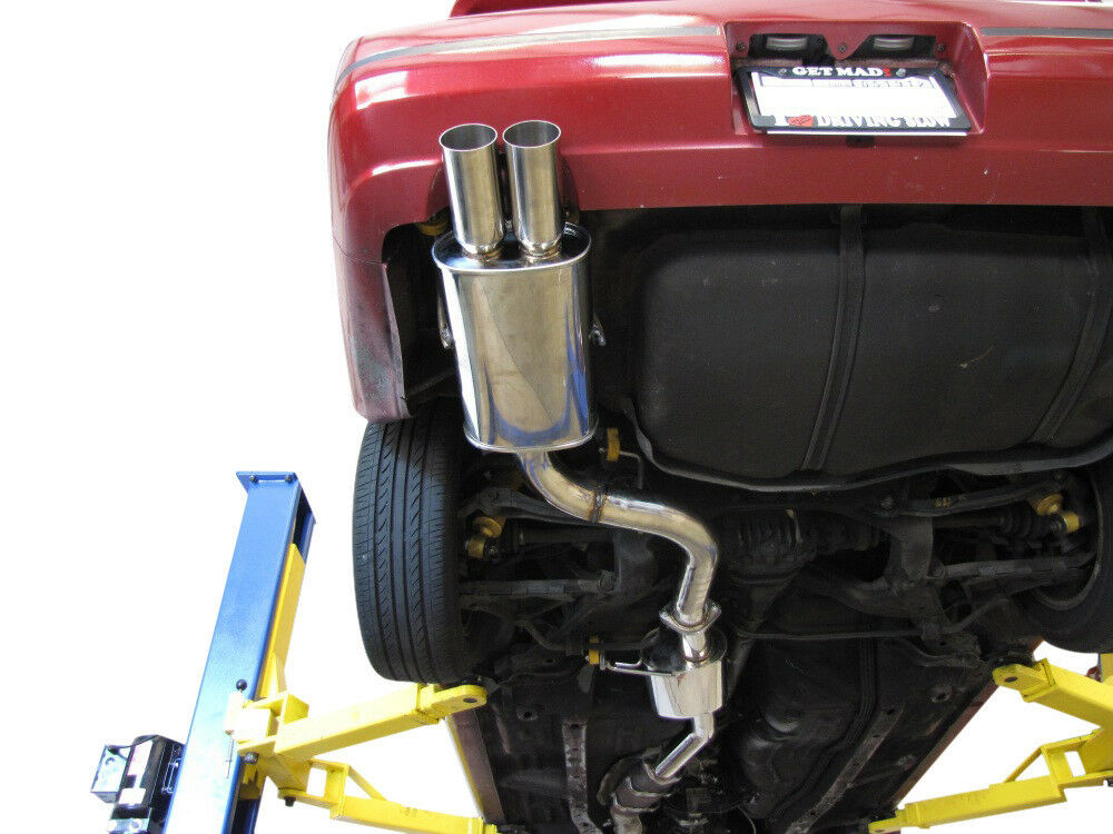 IS-MBSE-S14-TE - ISR 3" MB SE Type E Dual Tip Exhaust System - Nissan 240sx S14 (1995-1998)
