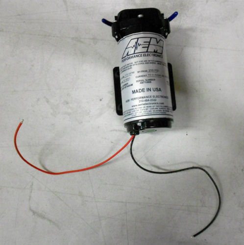 AEM Water / Methanol Injection 6-Amp Re-circulation Style Pump 200psi for 1 Gal