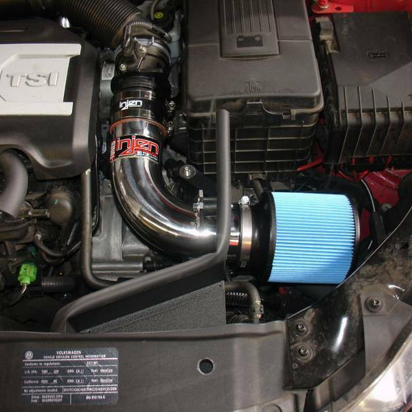 Injen SP Short Ram Air Intake System w/ Heat Shield - Polished - Volkswagen MK6 Golf GTI (2010-2013)