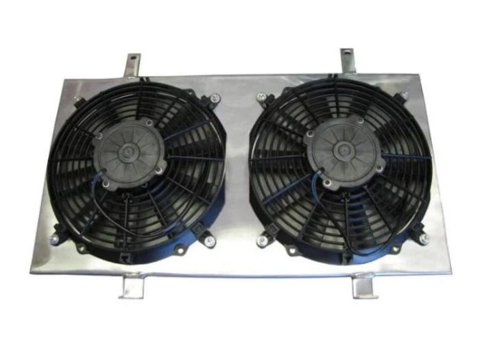 ISR Performance Radiator Fan Shroud Kit & Dual 12" Fans - Nissan 240sx S13 SR20DET