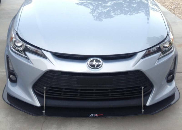 APR Performance Carbon Fiber Front Wind Splitter w/ Support Rods - Scion tC (2014-2016)