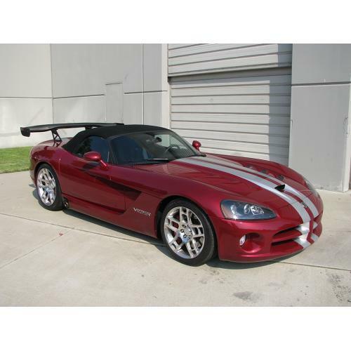 APR Performance Carbon Fiber GTC-500 Adjustable Spoiler - Dodge Viper Convertible (2003-2010)