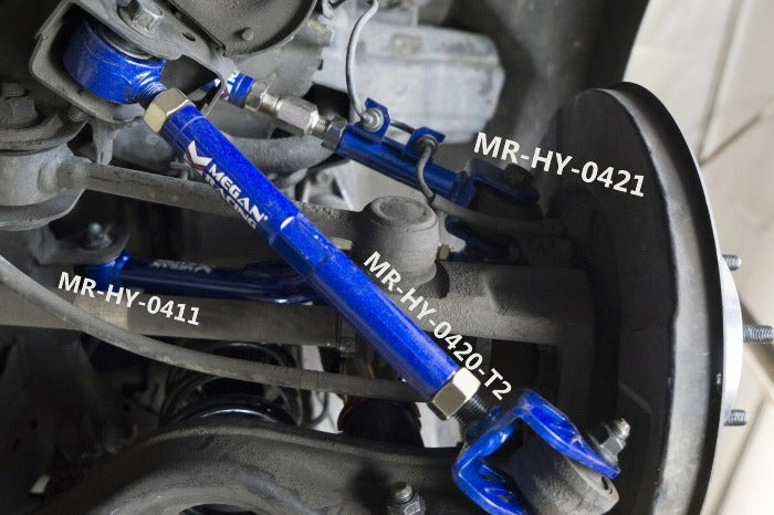 Megan Racing Adjustable Type 2 Rear Trailing Arms - Hyundai Genesis Coupe (2010-2016)
