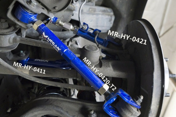 Megan Racing Adjustable Type 2 Rear Trailing Arms - Hyundai Genesis Coupe (2010+)