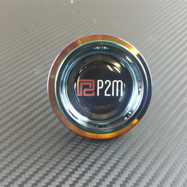 Phase 2 Motortrend (P2M) Phase 2 Round Neo Chrome Engine Oil Filler Cap Universal For Mitsubishi New