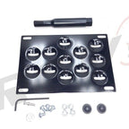 REV9 Front License Plate Tow Hook Relocate Mounting Bracket - Subaru WRX & STi (2015+)