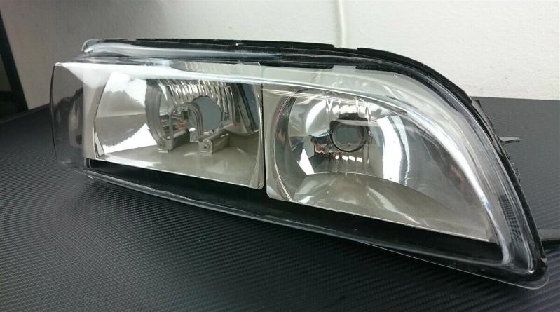P2M Clear Front Headlight Covers - Nissan 240SX S14 Zenki (1995-1996) - P2-HLCNS14-WT