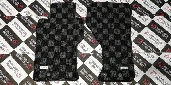 Phase 2 Motortrend (P2M) Checkered Flag Carpet Floor Mats - Mazda Miata ND (2016+)