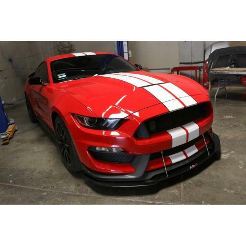 APR Performance Carbon Fiber Front Wind Splitter w/ Rods - Ford Mustang Shelby GT350 (2016-2017)
