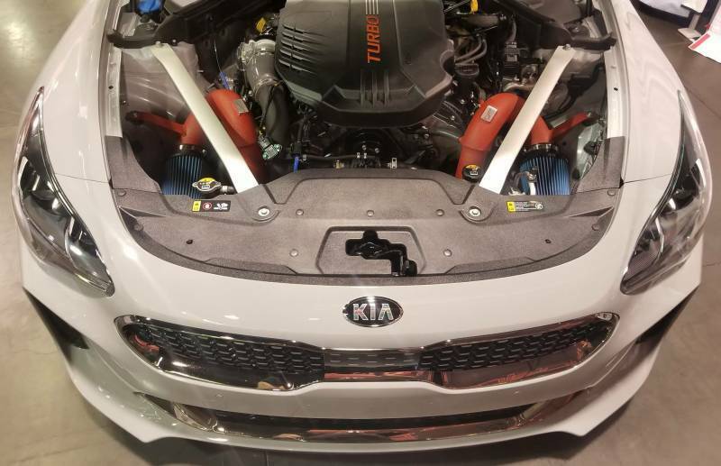 Injen SP Short Ram Cold Air Intake System (Wrinkle Red) - KIA Stinger (2018-2023)