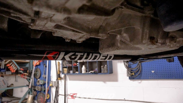 K-Tuned Front Oil Pan Lower Bottom Crash Tie Bar - Honda Civic Si (2012-2015)