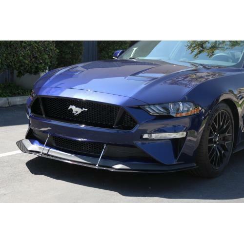 APR Performance Carbon Front Wind Splitter w/ Rods - Ford Mustang w/ Performance Package (2018-2019)