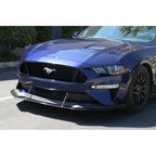 APR Performance Carbon Front Wind Splitter w/ Rods - Ford Mustang w/ Performance Package (2018-2019)