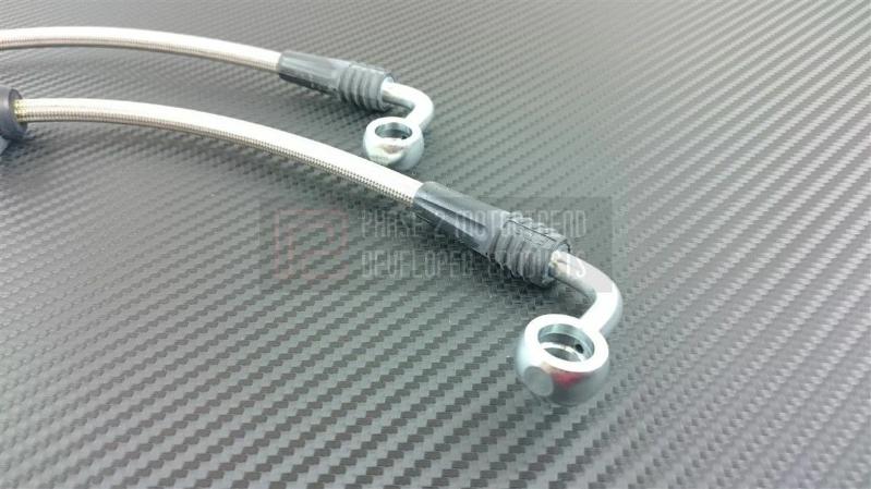 P2M Braided Rear Brake Lines - Toyota 86 (2016+) - P2-BRZRR