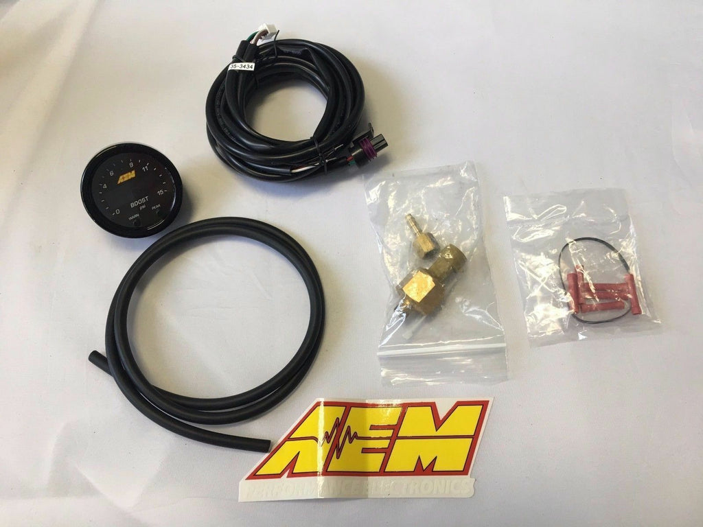 AEM X-Series DIGITAL Boost Pressure Display TURBO Gauge -30inHg~35psi 2.5 Bar
