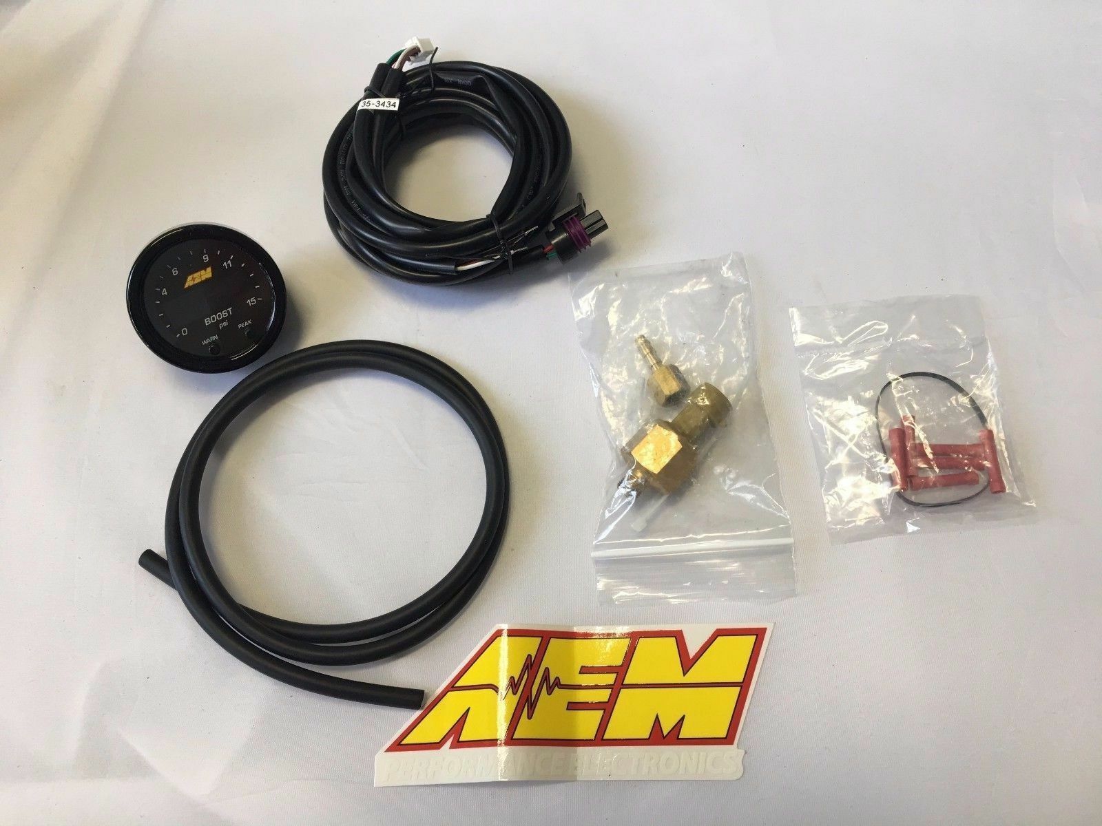 AEM X-Series DIGITAL Boost Pressure Display TURBO Gauge -30inHg~35psi 2.5 Bar
