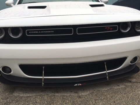 APR Performance Carbon Fiber Front Wind Splitter w/ Rods - Dodge Challenger SXT / RT (2015+)