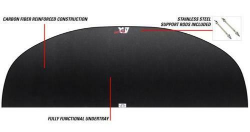 APR Performance Carbon Fiber Front Wind Splitter w/ Support Rods - Subaru WRX & STi (2011-2014)