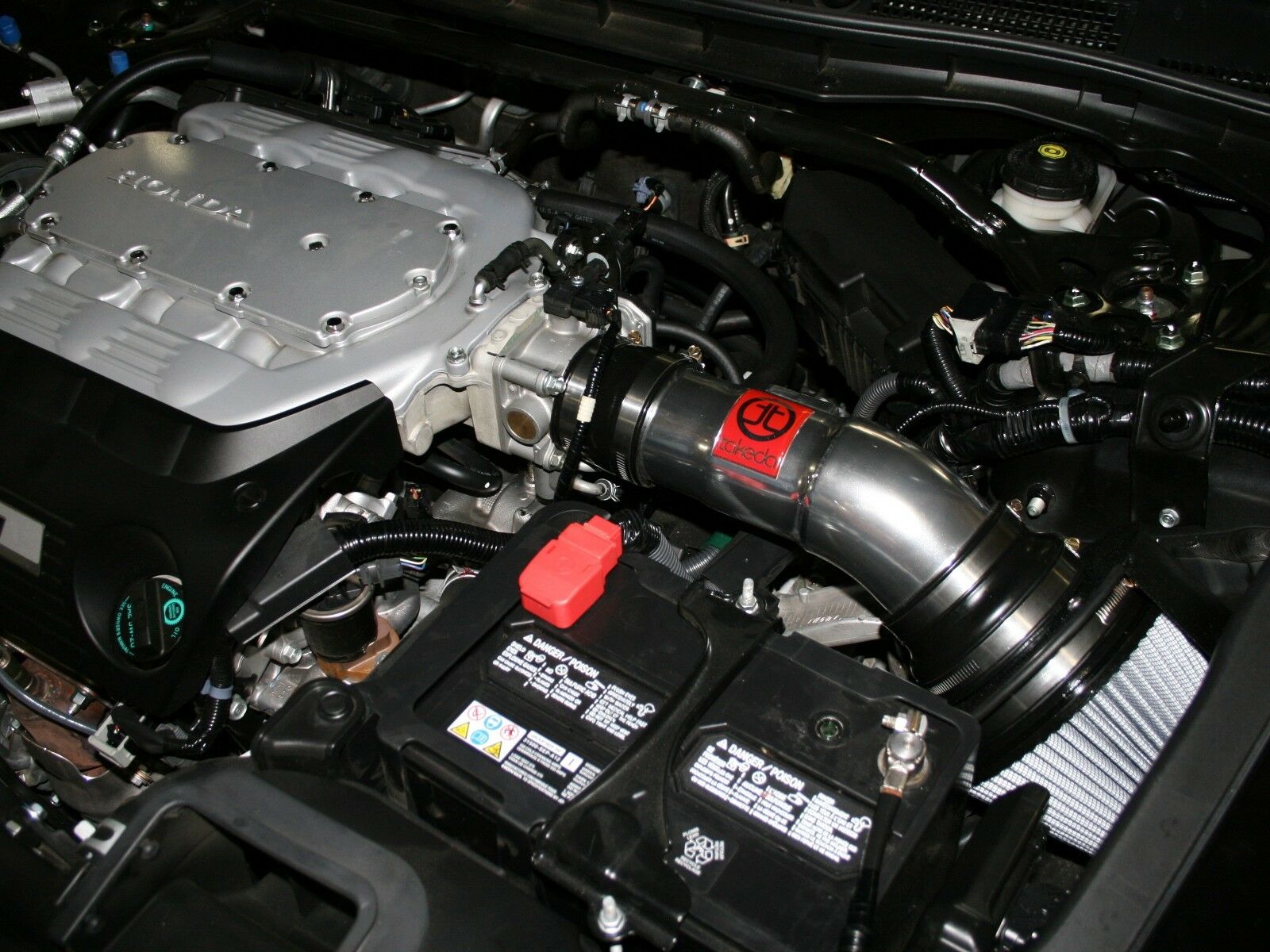 AFE Takeda Polished Stage 2 Pro Dry S Cold Air Intake CAI - Honda Accord V6 (2008-2012) / Acura TL (2009-2014)
